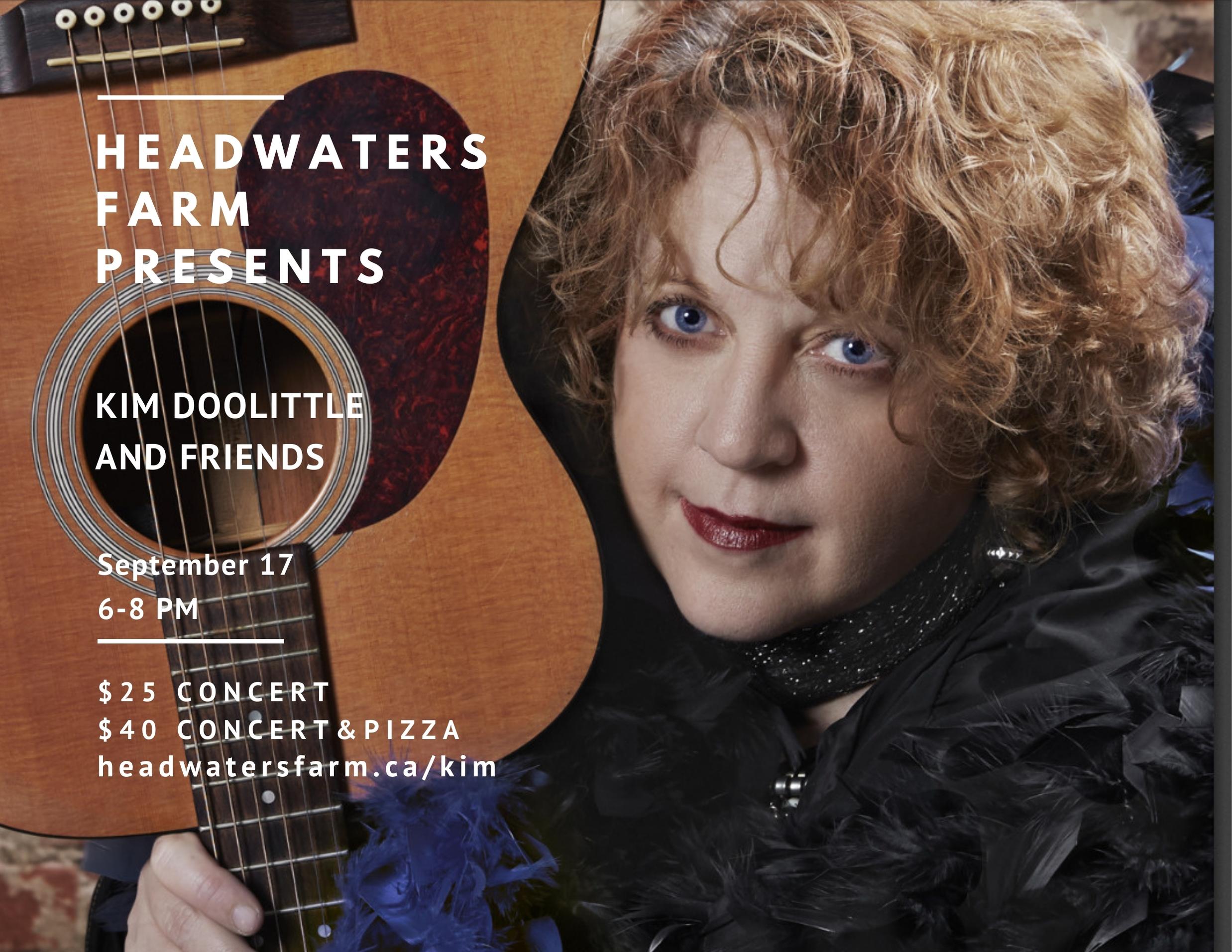 Sept 17 – Kim Doolittle and Friends Concert Only