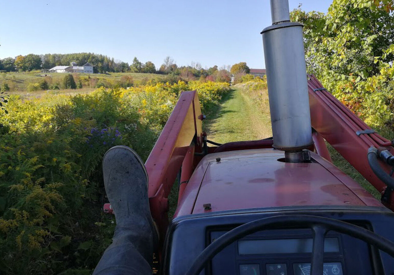 View of Headwaters Farm Tractor